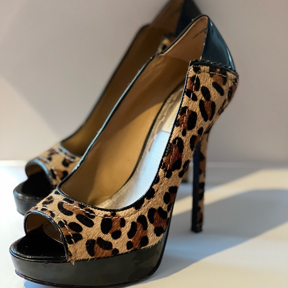 Rachel Roy Leopard Heels
